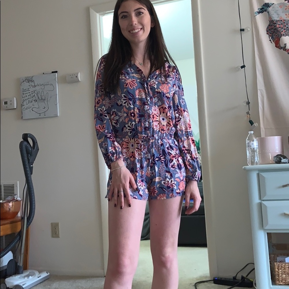 old navy floral romper